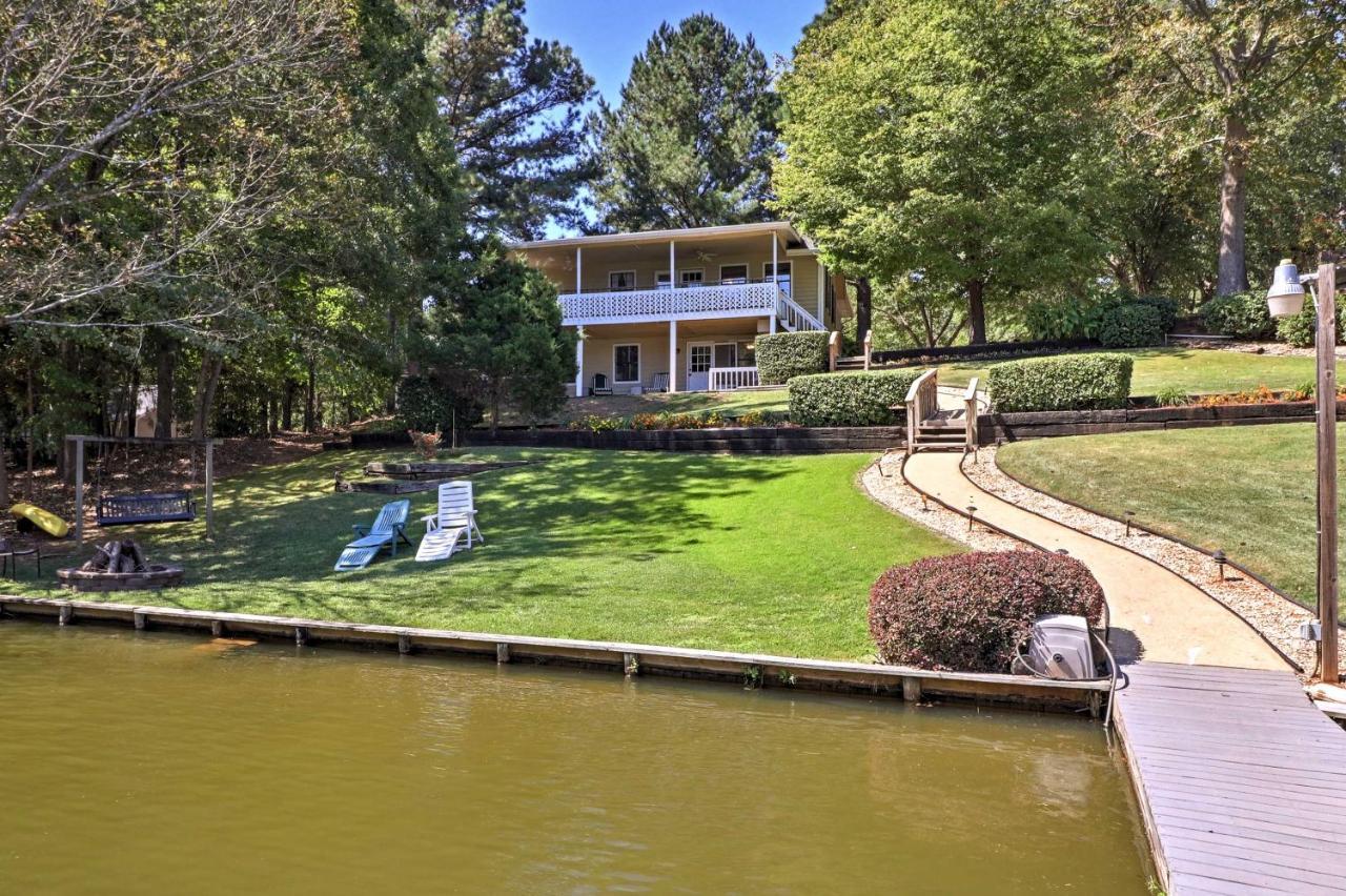 Lakefront Cottage With Private Hot Tub! Buckhead ภายนอก รูปภาพ